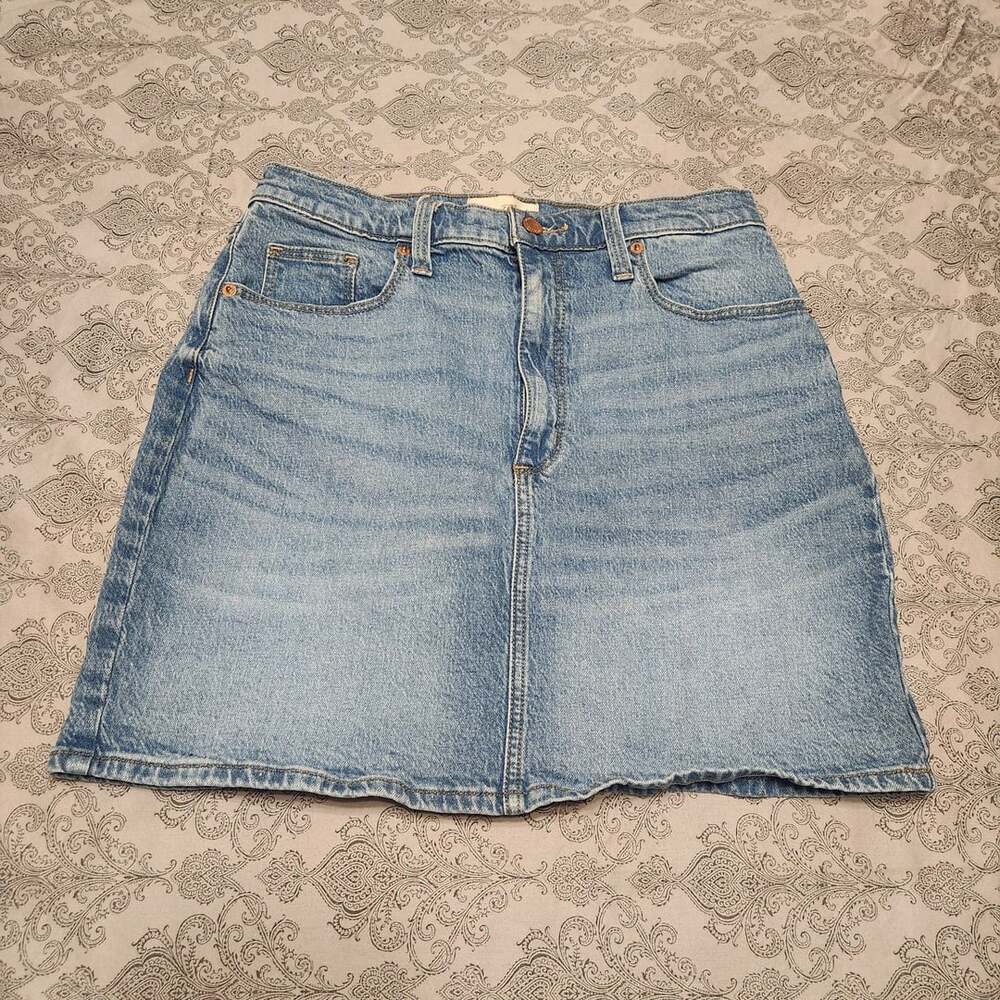 Blue Denim Mini Skirt Size 8/29R
